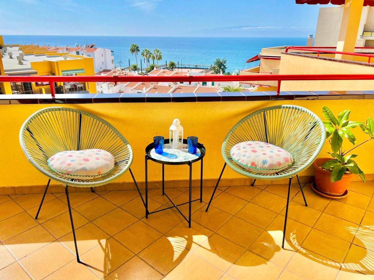 Cozy Beachfront Flat With Pool & Panoramic Sea View Terrace Apartman Puerto de Santiago  Kültér fotó